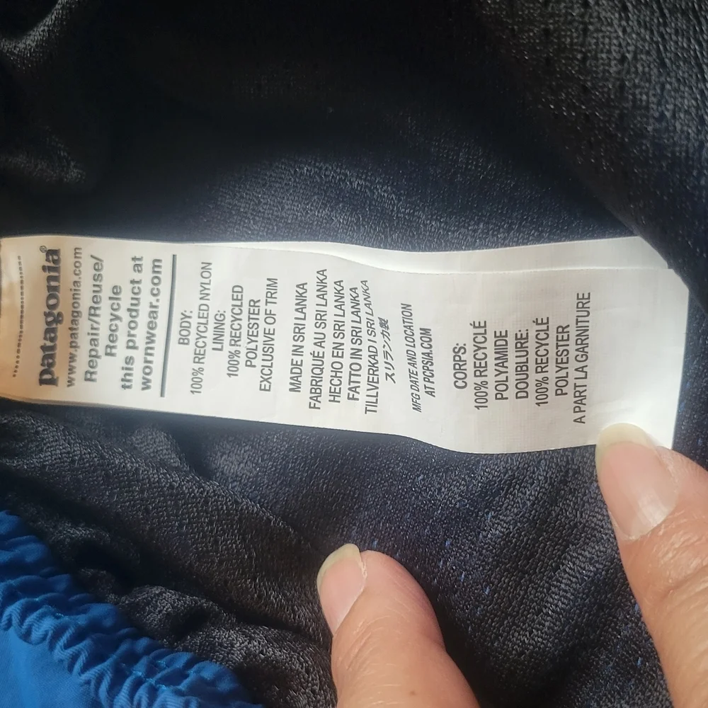 Patagonia Men's Blue Swim Shorts Sz XL